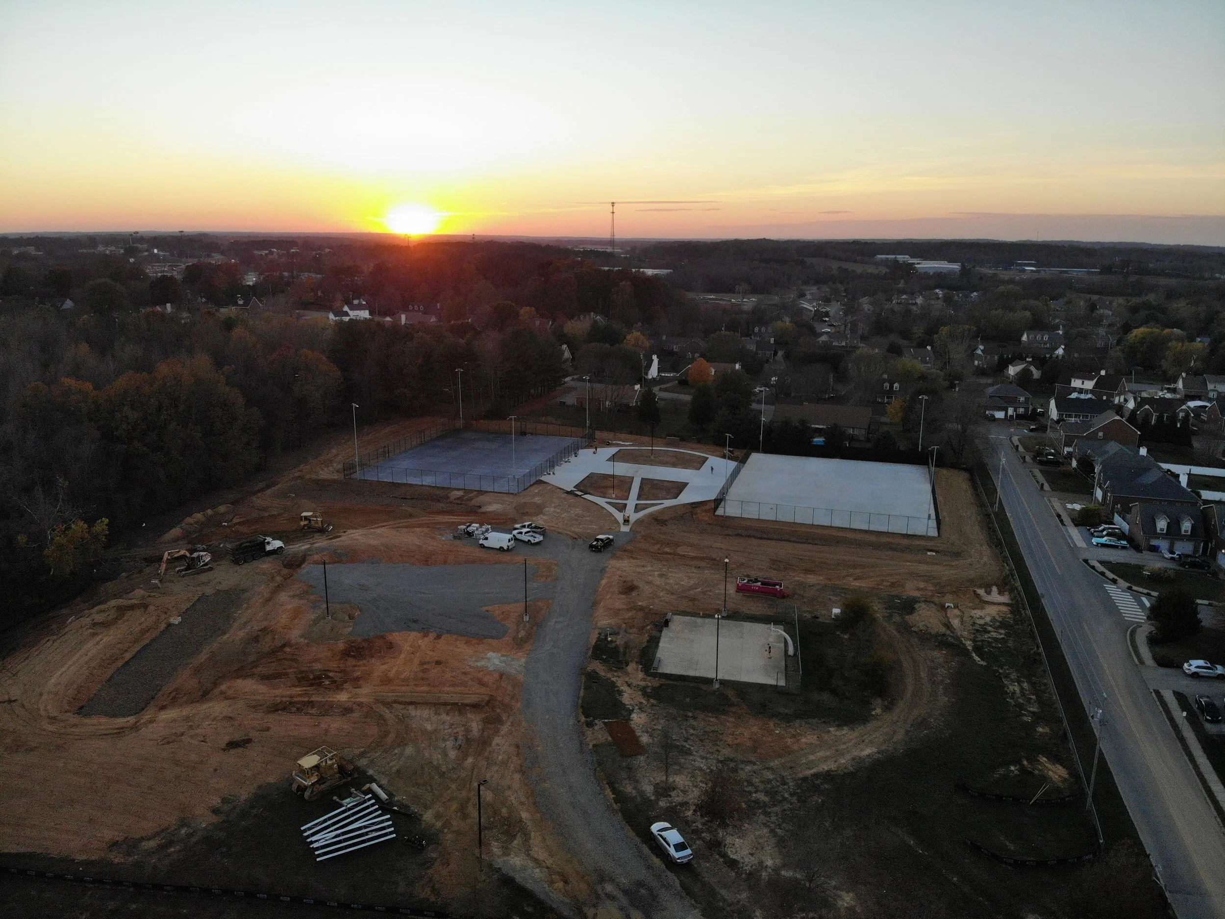 Court resurfacing Memphis